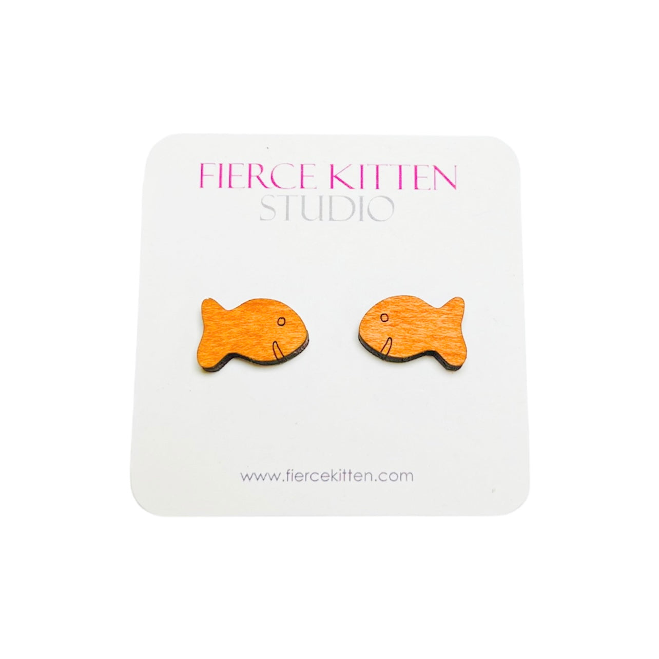 Goldfish Stud Earrings
