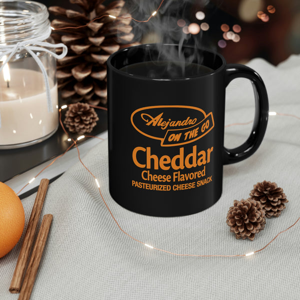 Runner's Snack Box Fake Cheese - 11oz Black Mug