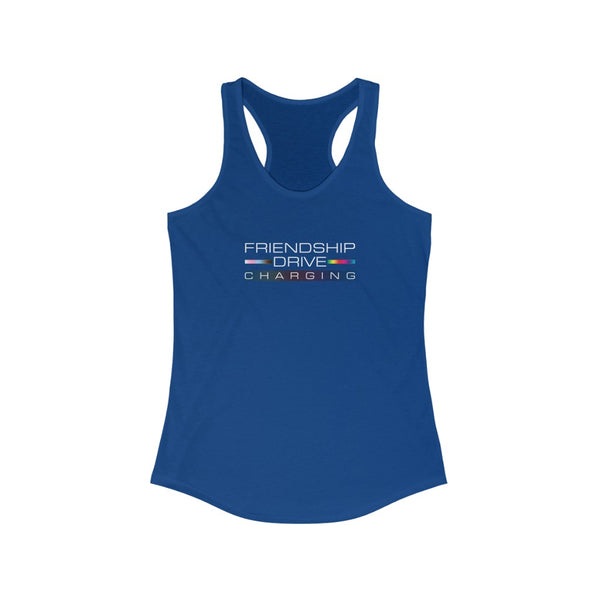 Friendship Drive Charging - Women's Ideal Racerback Tank