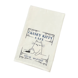 "Cranky Kitty Cafe" Flour Sack Towel
