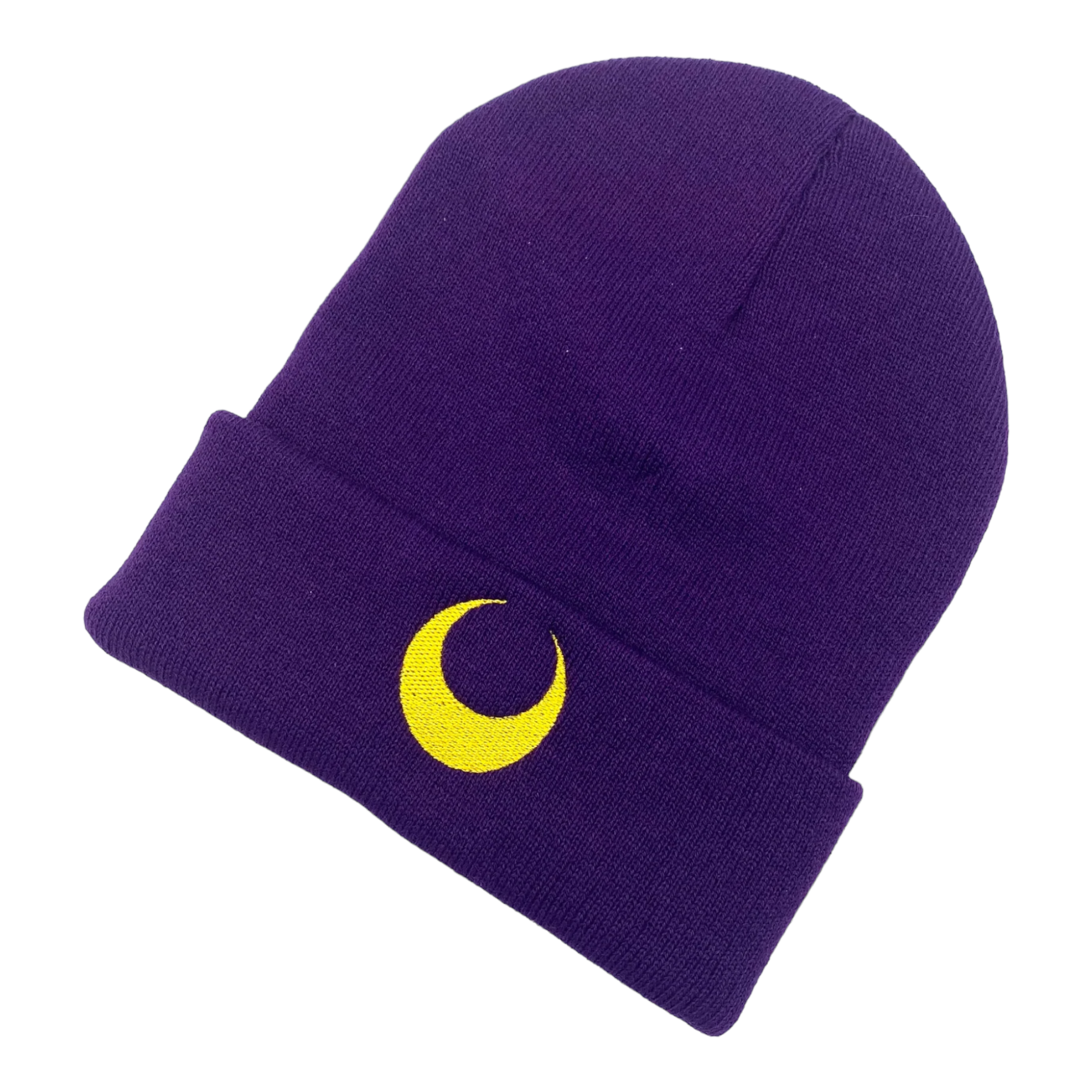 Luna Purple Beanie Cap