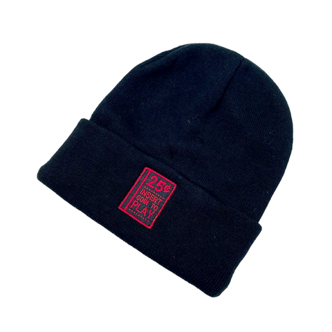 Vintage Video Game Coin Slot Beanie Cap